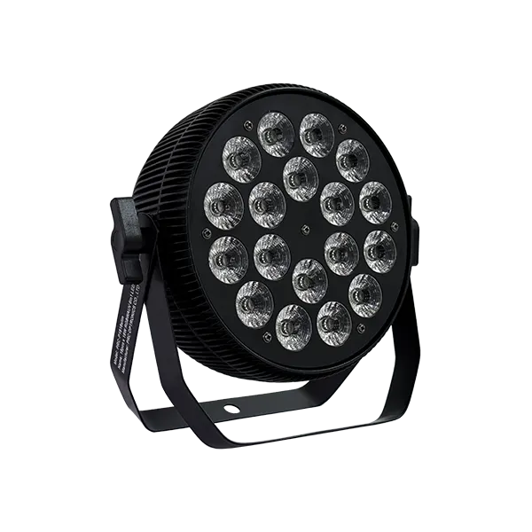 18pcs×18W RGBWAUV 6in1 LED Slim Par Light