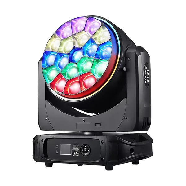 19pcs × 40W RGBW 4in1 OSRAM LED Bee Eyes + LED Ring