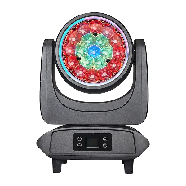 19pcs×40W RGBW 4in1 LED Waterproof Moving Head Light With Ring Wash Zoom